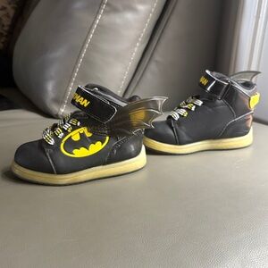 Batman Black and Yellow Kids Sneakers